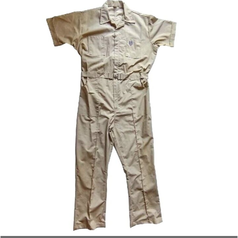 Coveralls Men's Size 46 🔥 Tan Short Sleeve